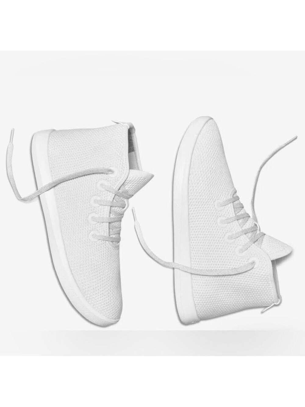 Allbirds Tree Topper High Top Mesh Sneakers in Chalk - new